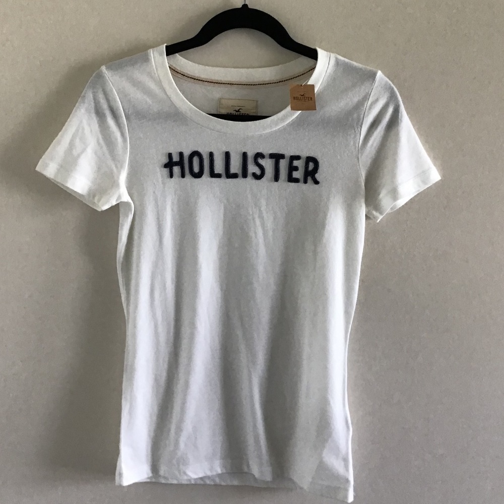 Hollister Applique Logo Graphic Shirt